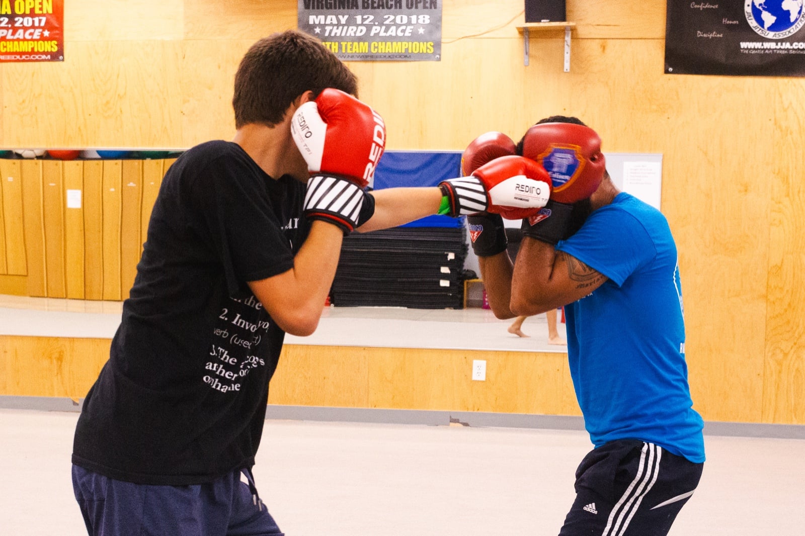 Boxing at Aamerican Colleges of Jiu-Jitsu and Karate